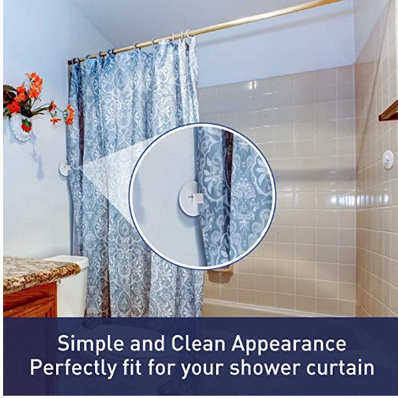 1/2шт зажимы для душевой занавески ветрозащитный самоклеящийся зажим для душевой занавески пряжка для туалетной занавески кольца для штор держатель зажима аксессуары для ванной комнаты