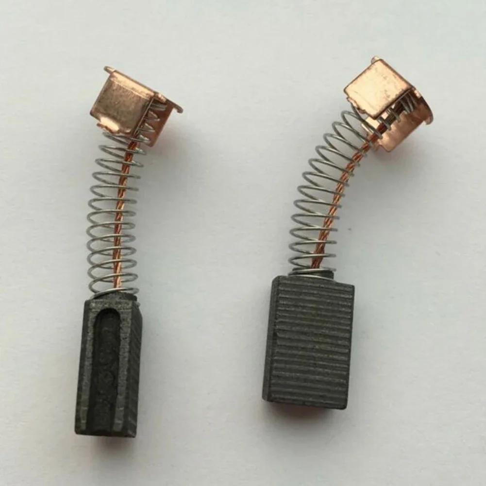 2pcs Carbon Brushes Metal 12mm*8mm*5mm Electric Motor Parts For Power Tools Angle Grinder Accessories Carbon Brush