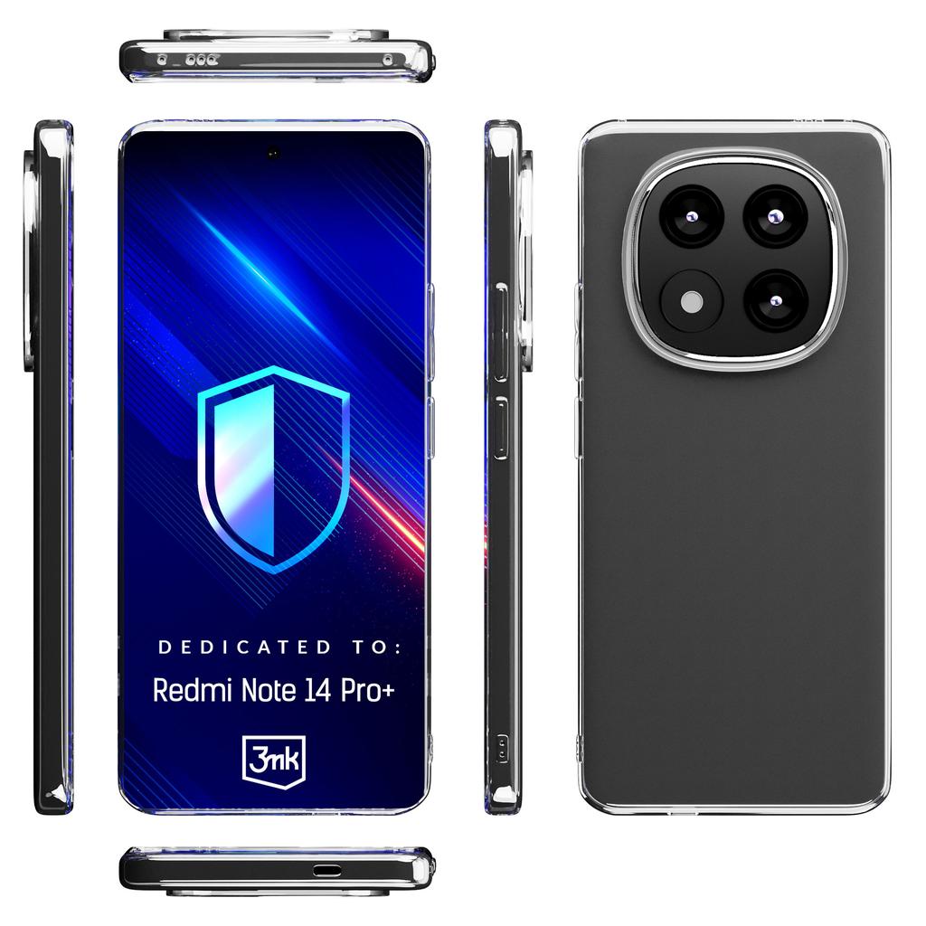 Redmi Note 14 Pro+ - Прозрачный чехол 3Mk