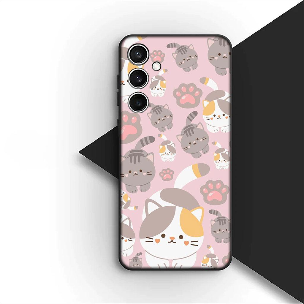 Чехол для телефона для Huawei P30 P20 Mate 20 Lite Pro Y7 Y6P Y7A 2019 Nova 5T 3I Funda Корпус Мягкий чехол Мультяшный кот Мяу Котёнок