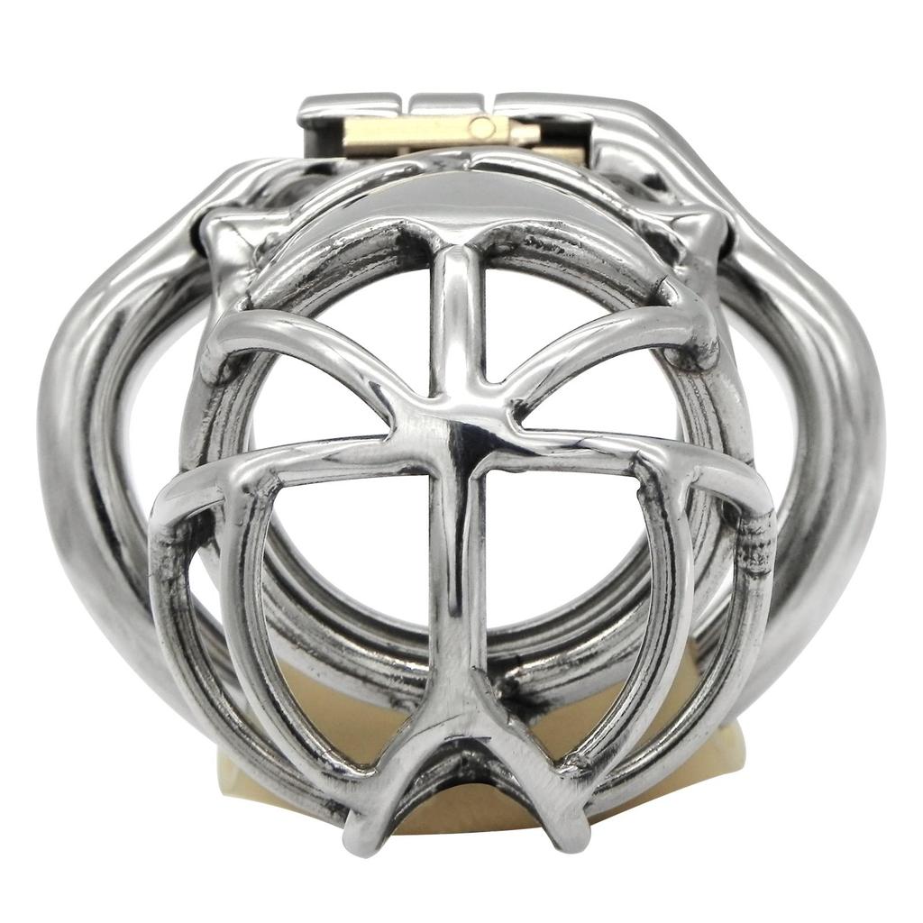 Эргономичное устройство верности для мужчин из нержавеющей стали, клетка для члена, замок для пениса, кольцо для члена, пояс верности, S063