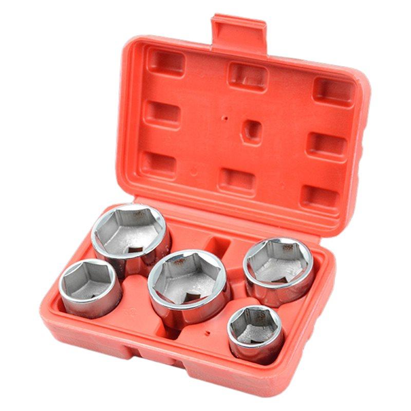 For Efficient Maintenance Cap Type Oil Filter Wrench Tool Set(5-Piece) For Automotive Repair Tools