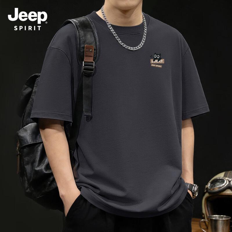 Мужская летняя хлопковая футболка свободного кроя JEEP SPIRIT 2026