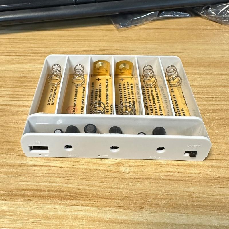 USB 5В 9В 12В Выход 6x 18650 Аккумулятор ИБП Power Bank Бокс для Планшетов Камер Видеонаблюдения Светодиодных Динамиков Роутеров Мобильного Телефона