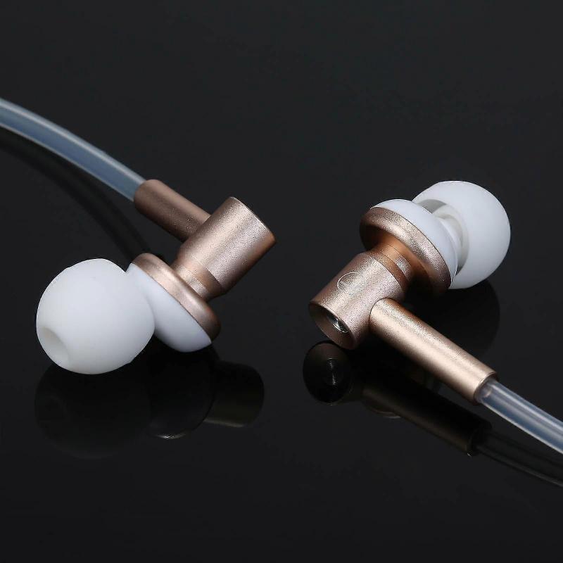 Radiation Free Air Tube Headphones Aluminum Metal Earbuds
