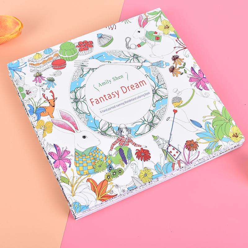 Coloring Book For Children Adult Relieve Stress Kill Time Painting Art Book