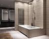 AGATE CHROME BATH SCREEN 100