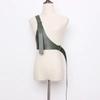 Irregular Design Women Waist Harness PU Leather Dress Cummerbunds Cool Body Suspender  Skirt