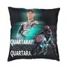 Cool French Racer Fabio Quartararo Square Throw Pillow Cover Decoration 3D Doublesided Print Cushion Cover for Living Room