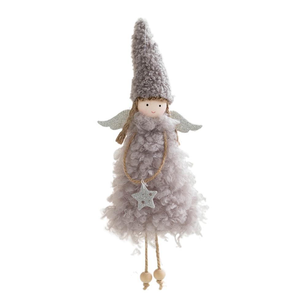 Multicolor Christmas Hanging Decoration Decorative Pendants Home Decoration Plush Girl Drop Ornament Party Favors