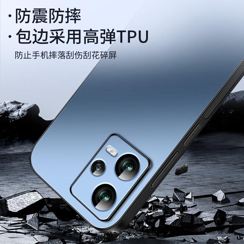 Redmi Note12 Pro+ Phone Case, Xiaomi Note12 Pro+ Protective Cover, AG Frosted Lens Full Protection Anti-Drop Simple Stylen, Graphite Black Outer