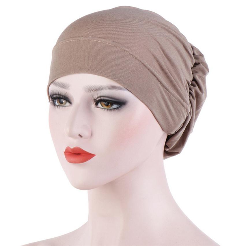 Cancer Chemo Cap Hijab Turban Hat Headwear Hijab Wrap Muslim Hair Loss