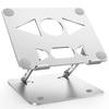 Foldable Laptop Tablet Adjustable Height and Ergonomic Relieves Back and Stiff Improves Heat Desk Compatible with and Under Silver Stand, Stand,