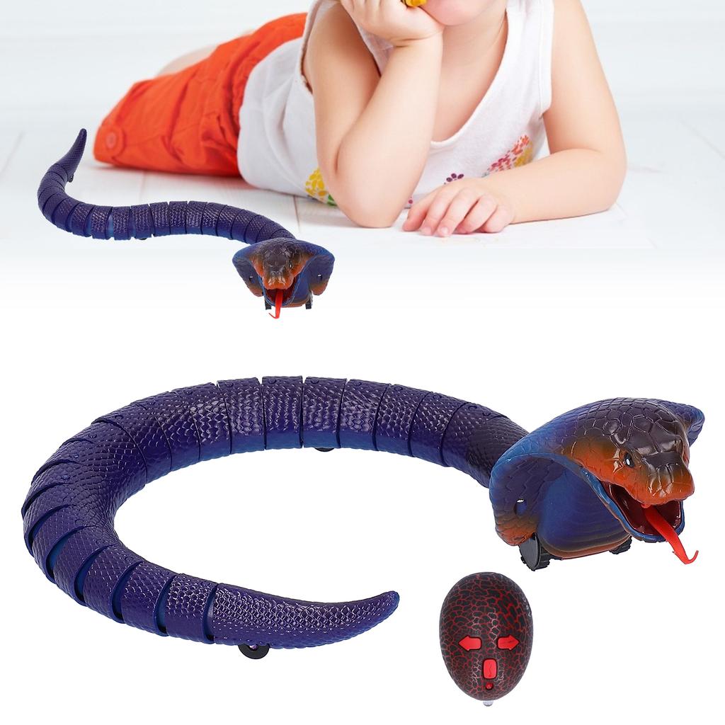 Infrared Remote Control Snake Toy Simulation Snake Animal Model Electric Trick Toy