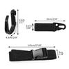 Treestand Strap Multi Hook Hangers Hunting Gear Equipment Hanger With Metal Coated Tree Saddle Platform For Hunting Bow