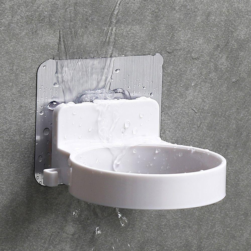 Подставка без сверления Настенные полки Органайзер Вешалка Стойка для хранения Настенная полка Держатель для фена