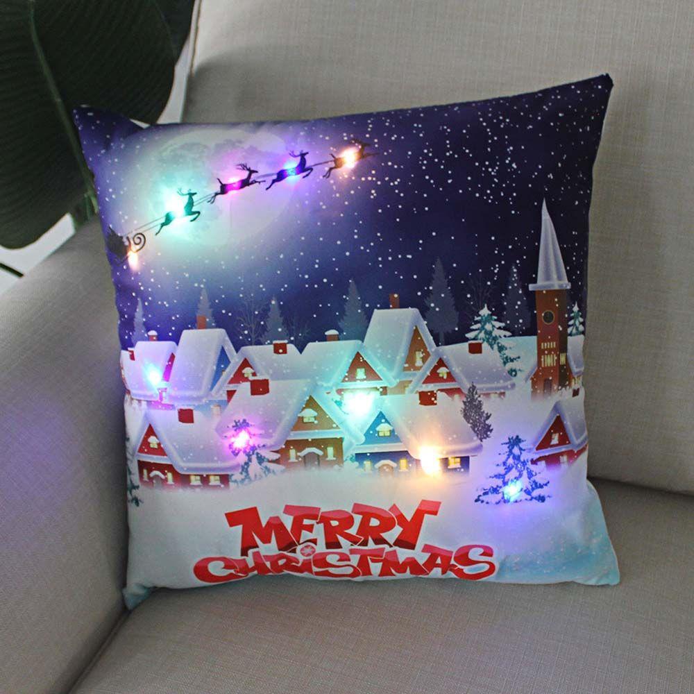 Home Decor For Home Living Room Throw Pillow Cover Pillow Case Cushion Cover Christmas Decoration