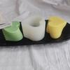 1PC 3D DIY Rotating Love Candles Mold Stacking Heart Shaped Aromatic Candle  Decoration Silicone Mold