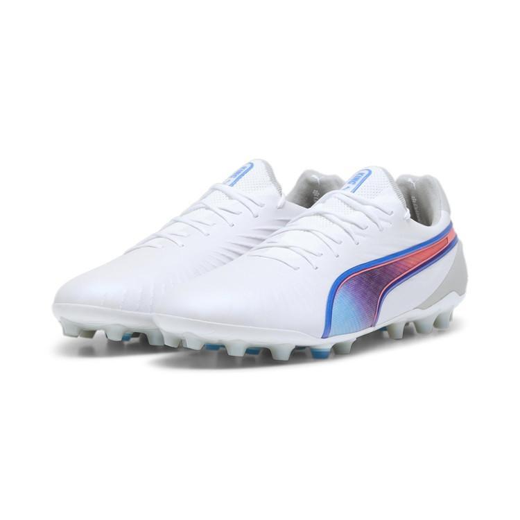 Puma King Ультра-комфортные и легкие Футбольные бутсы MG для разных покрытий, износостойкие, мужские 107868-02