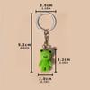 Милые зелёные лягушки-брелки, мультяшная маленькая лягушка, маленькая фигурка, брелок, забавные брелки для детей