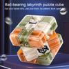 1/2 шт. 3D Головоломка Лабиринт Куб Головоломка 3x3 Лабиринт с перекатывающимся шариком Снятие стресса Тренировка логического мышления Ручной лабиринт с бусинами Обучающая игрушка