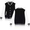 Baseball Jacket Man Jackets Men Solid Color Coat Bomber Jacket