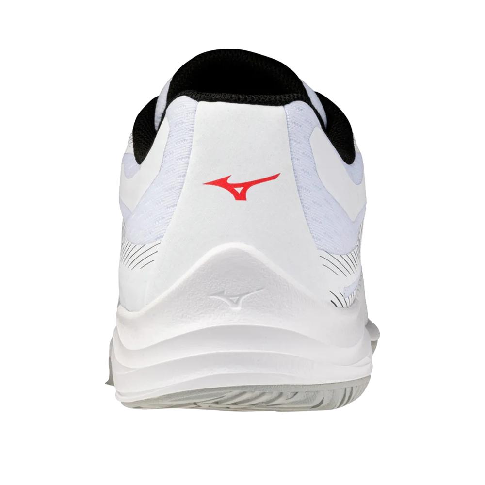 Indoor Volleyball Shoes Mizuno Lightning Select White/Black/Fiery Red