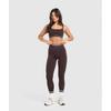 Gymshark Контрастные бесшовные леггинсы Heritage Brown B2c1h Ncnz