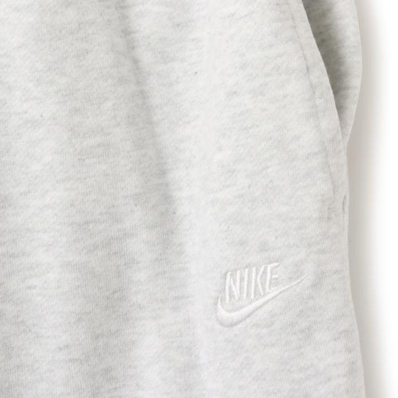 Nike Классические флисовые мешковатые повседневные брюки Светло-серый меланж HJ1823-051