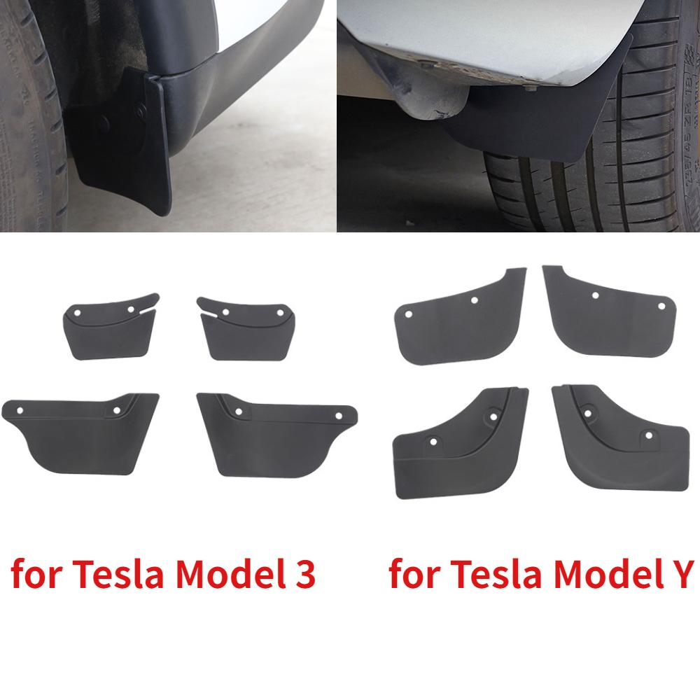 4Pcs TPE Wheel Invisible Mud Flaps for Tesla Model 3 Y 2022 Mudflaps Mudguard Splash Fender Guards Fit Car