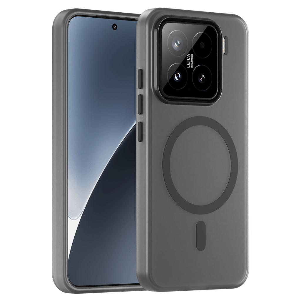 Для Xiaomi 15 Чехол Совместимый с MagSafe ТПУ+ПК Тонкий Матовый Полупрозрачный Чехол для Телефона