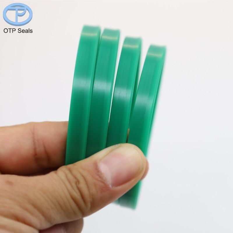 Y-type sealing ring polyurethane single lip piston rod PU green Y-ring seals non-standard parts shaped parts factory customized