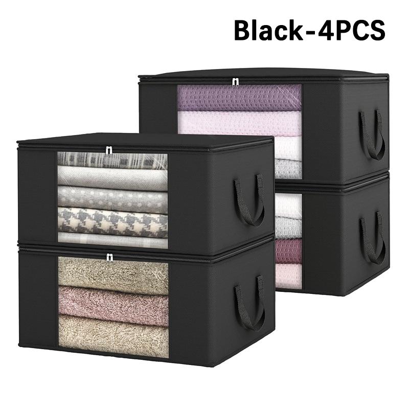 Большая вместительная сумка для хранения одежды с усиленной ручкой для одеял, простыней, подушек, игрушек