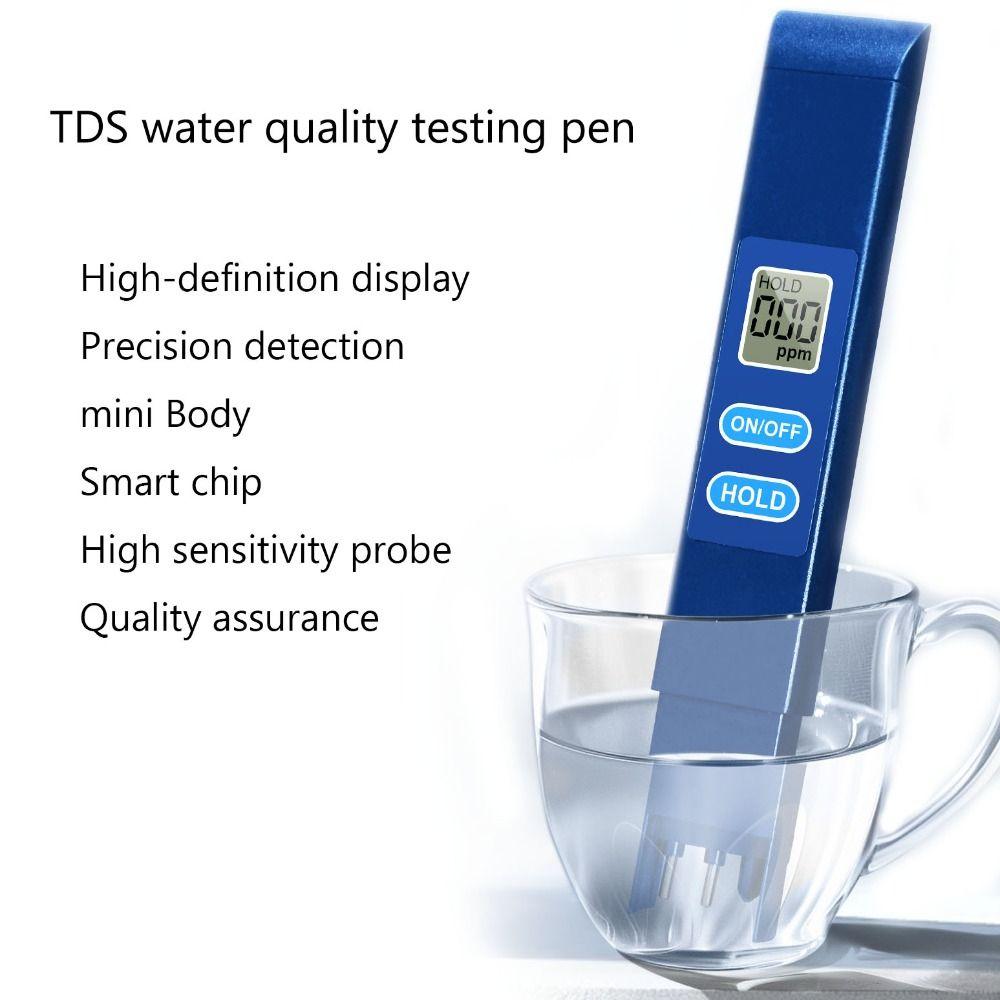 LCD Digital Display Water Quality Meter Waterproof PH Tester Household Water Test Pen Hydroponics