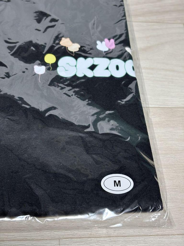 [Б/У] Официальный мерч Stray Kids, Черная футболка среднего размера