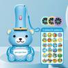 Cartoon Bear Flashlight Projector Multi Pattern Projection Flashlight Puzzle Toy Mini Projector Baby Christmas Early Education