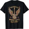 Крутая концертная футболка Rock Star Guitar Wings Music Nashville