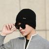 Hat Men'S New Fleece Warm Windproof Wool Hat Outdoor Cycling Ear Protection Thickened Knitted Hat Cold Hat