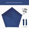 Black Vinyl Ultra-Light Pencil Umbrella, Large Size, Fiber Ultra-Light, 70% off Portable Dual-Use Umbrella for Sun and Rain, Fresh Style Student