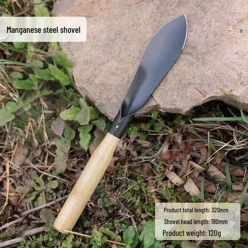 Small Manganese Steel Shovel for Planting and Weeding Vegetables or Flowers