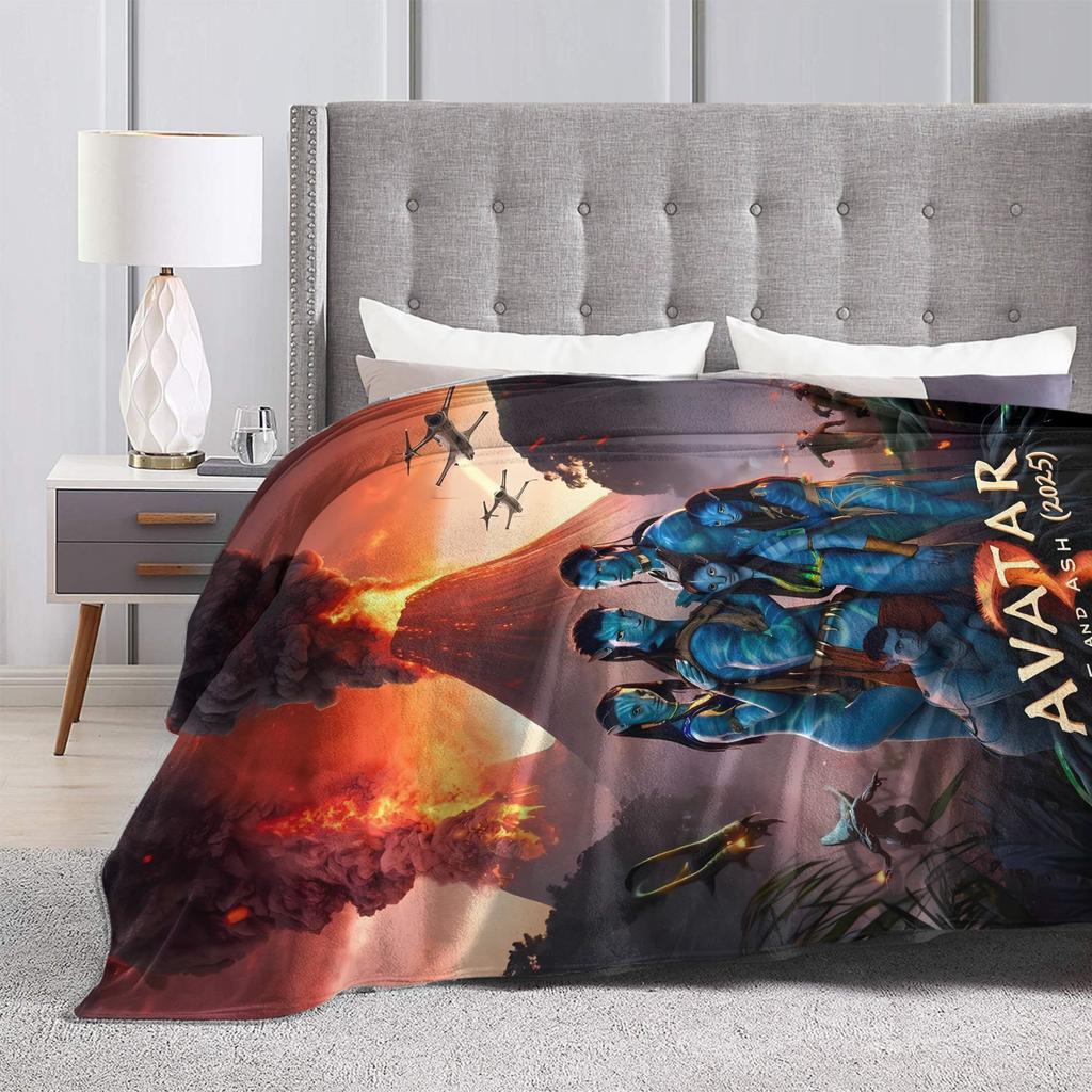 Avatar 2025 Blanket Super Warm Funny Plush Throw Blanket For Kids Adult Living Room Flannel Bedspread Bed Cover