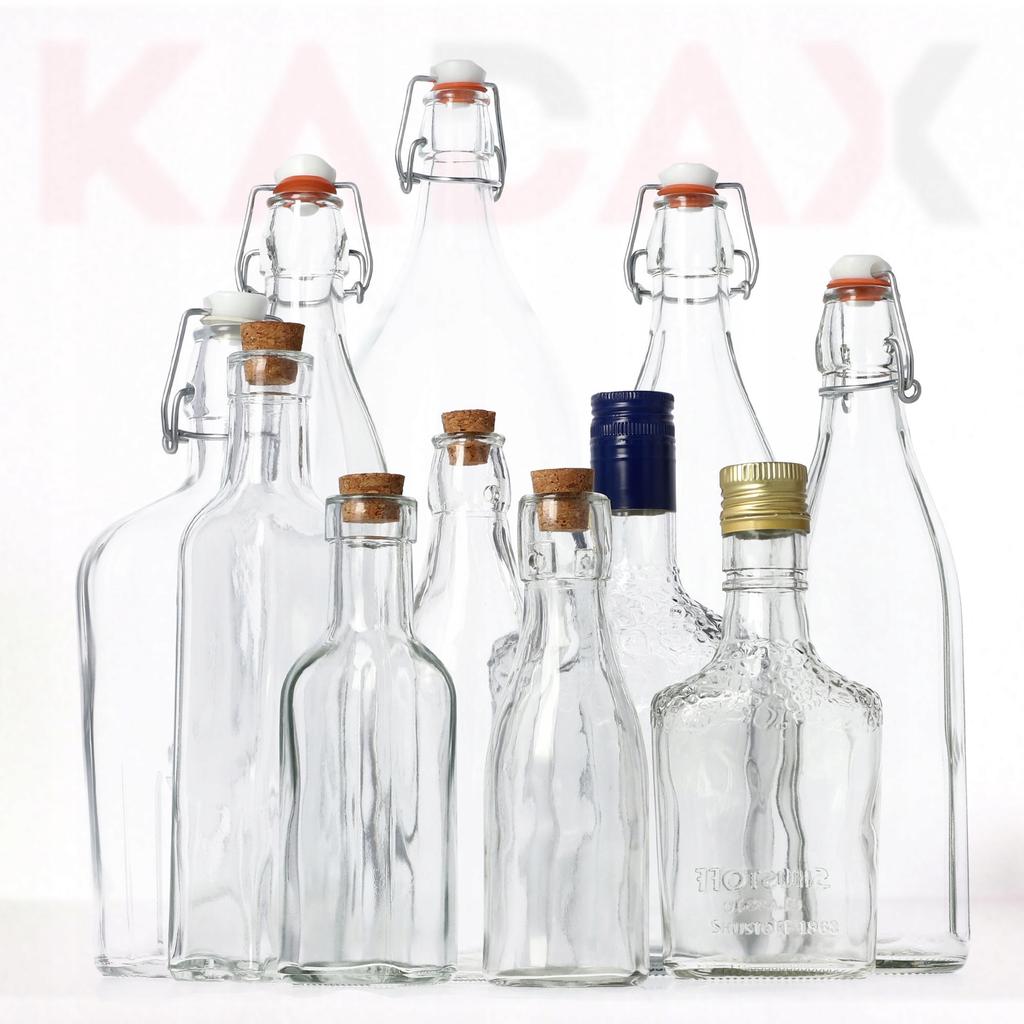 KADAX Butelka Z Korkiem Na Wino Nalewki Bimbrer 500ml