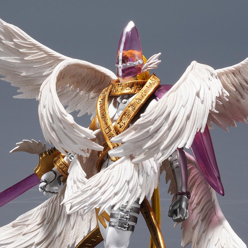 20.5cm/8.07inch Digimon Adventure Holy Angemon Figure Pvc Statue Desktop Ornament Collection Model Toys Gifts