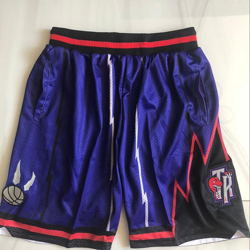 Ретро шорты НБА: Лейкерс, Мэджик, 76ers, Хит, Рэпторс - Высококачественный карманный дизайн с полной вышивкой