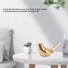 Resin Gold Bird Tabletop Decorative Ornament  TV Cabinet Desktop Decor