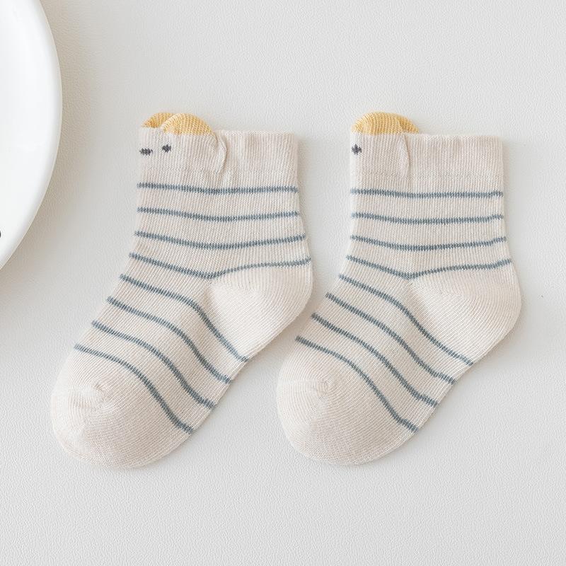 Милые детские хлопковые носки весна-осень дышащие детские носки средней длины обувь для новорожденных детская одежда аксессуары носки для малышей