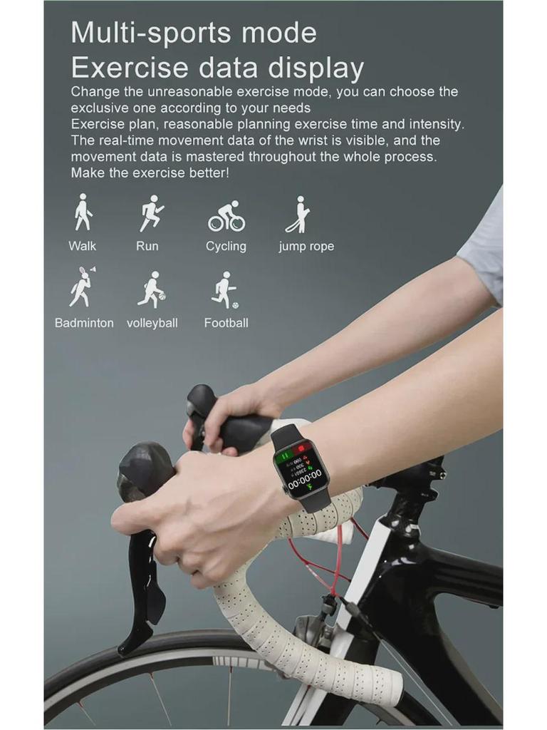 Умные часы S9max: Звонки по Bluetooth, Спорт, Мониторинг пульса и артериального давления