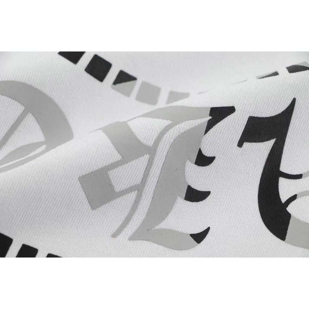 W354 CHROME HEARTS 2025 Summer New High Quality Cotton Round Neck Loose Large Size Men's and Women's T-shirt Couple T-shirt