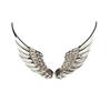 Car Auto Sticker 3D Stereo Metal Angel Wing Moto Decoration with Decals Emblem Chrome Auto 3D Big Sticker Exterior Decal