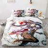 Game Genshin Impact Comforter Bedding Sets Quilt Bed Cover Duvet Cover Pillow Case 2-3 Pieces Sets Kids Adult Size